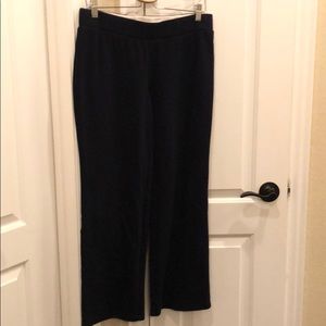 Lauren Ralph Lauren cotton petite large blue pants